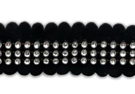 1 1/4" Sparkling Meandering Scallops Trim (Made in France)