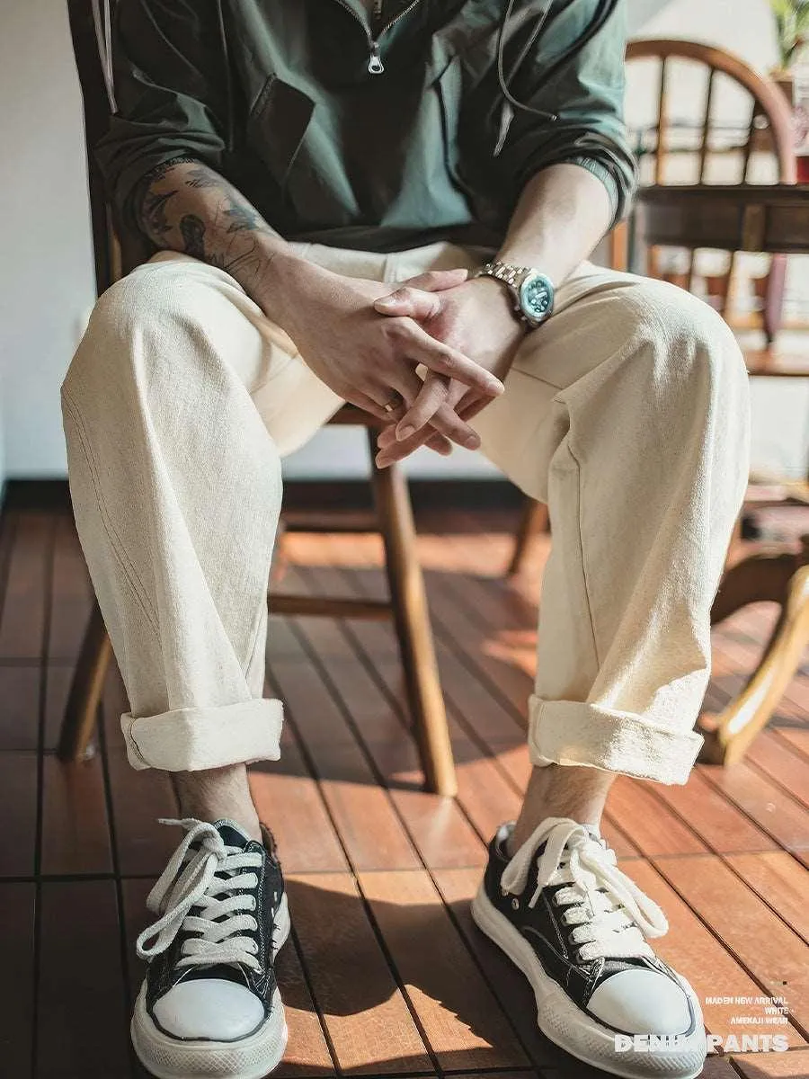 11.2Oz White Denim Pants