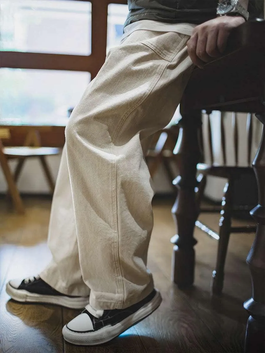 11.2Oz White Denim Pants