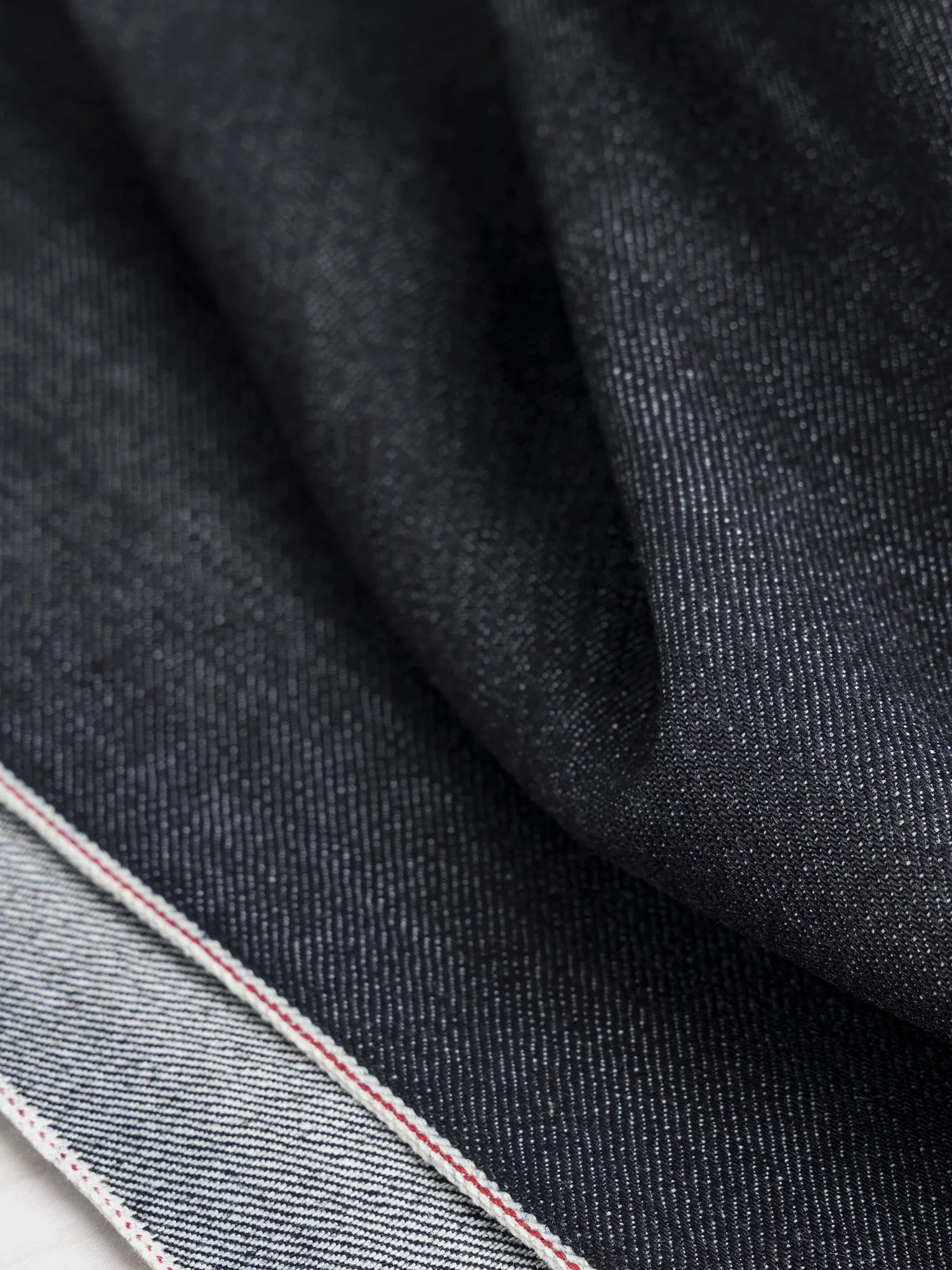 14 oz Japanese Selvedge Non-Stretch Denim Deadstock - Indigo