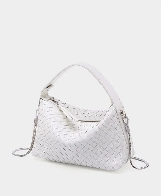 2024 Summer Collection: Luxurious Lambskin Woven Handbag for Women |  Handcrafted Versatile Vintage-Inspired Shoulder Crossbody Bag