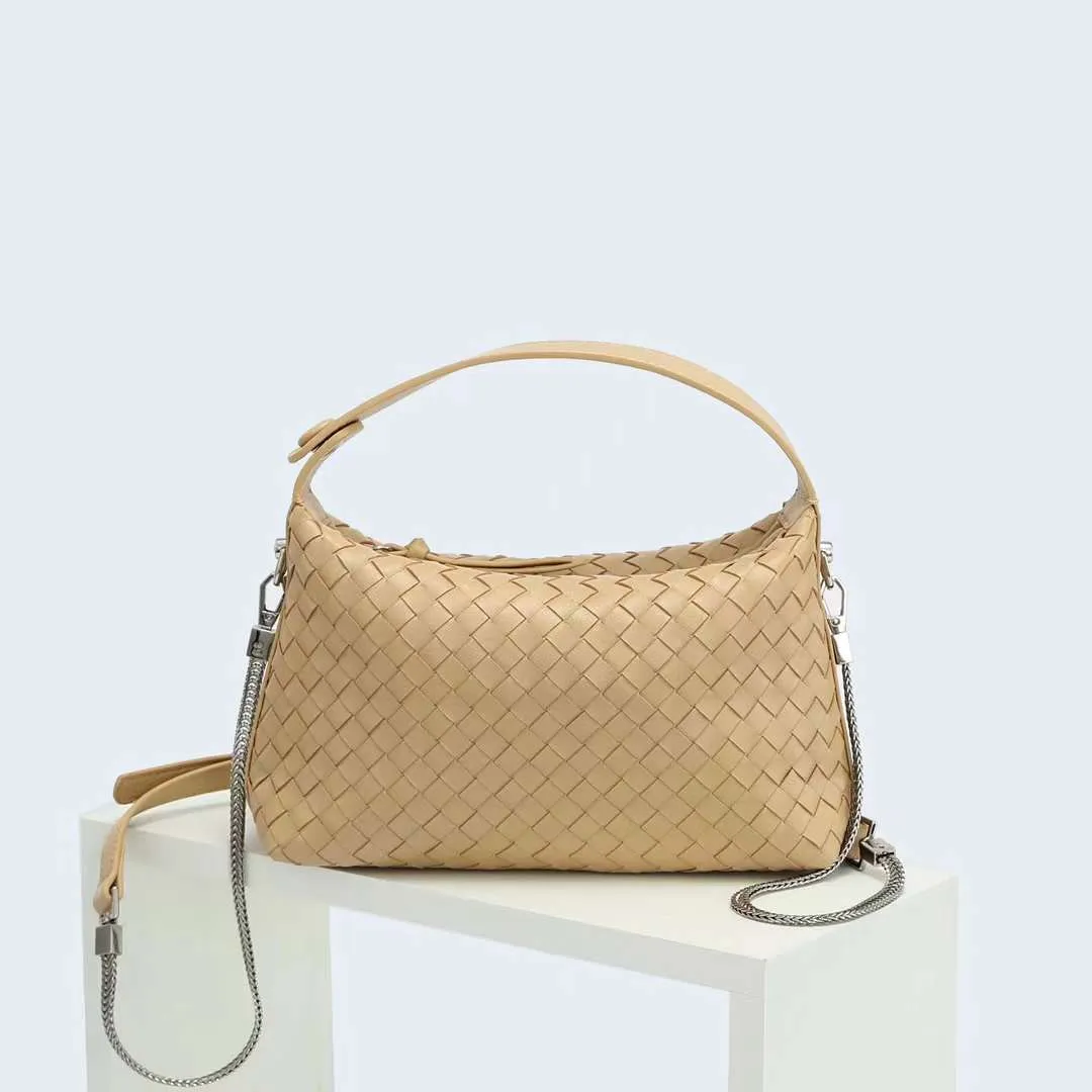 2024 Summer Collection: Luxurious Lambskin Woven Handbag for Women |  Handcrafted Versatile Vintage-Inspired Shoulder Crossbody Bag