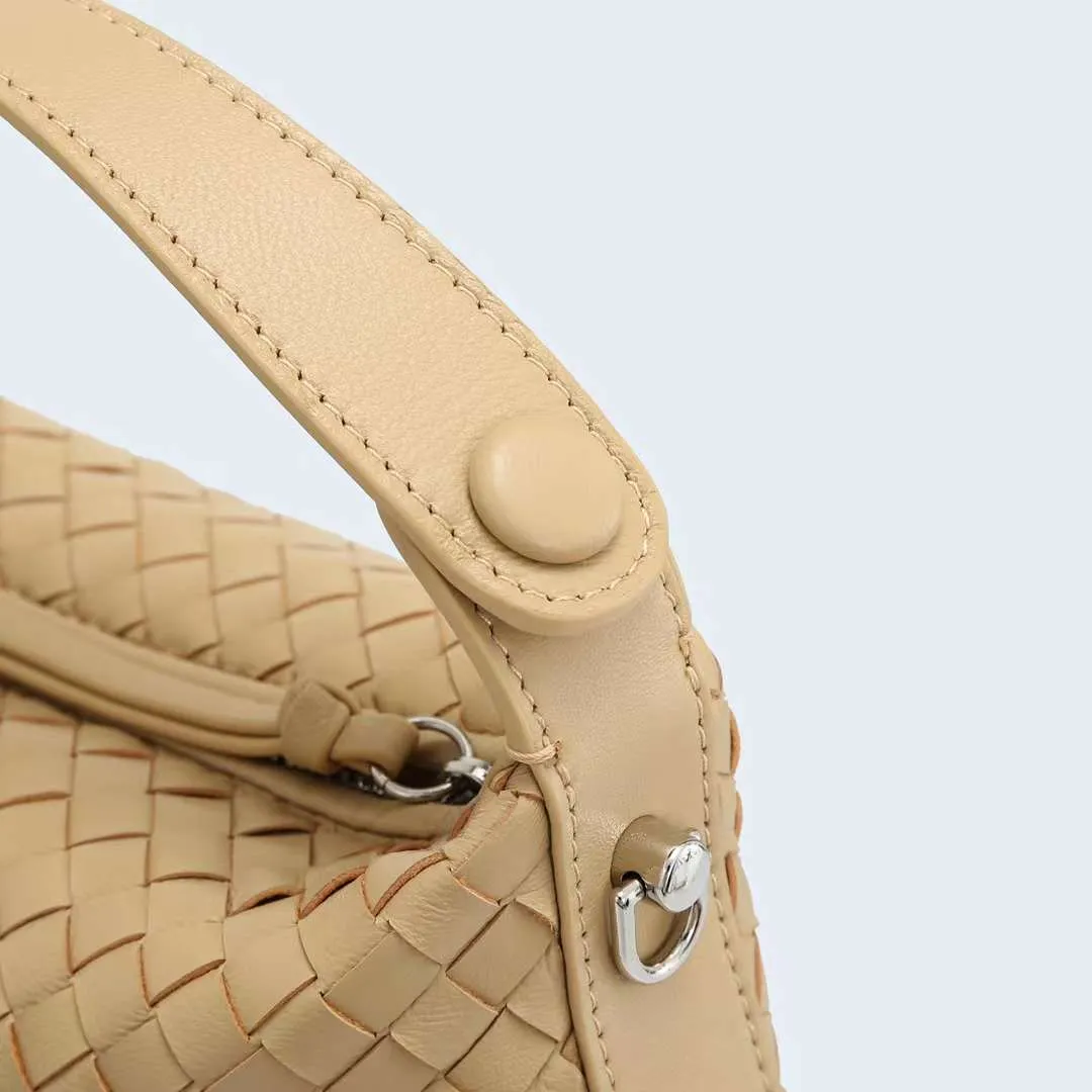 2024 Summer Collection: Luxurious Lambskin Woven Handbag for Women |  Handcrafted Versatile Vintage-Inspired Shoulder Crossbody Bag