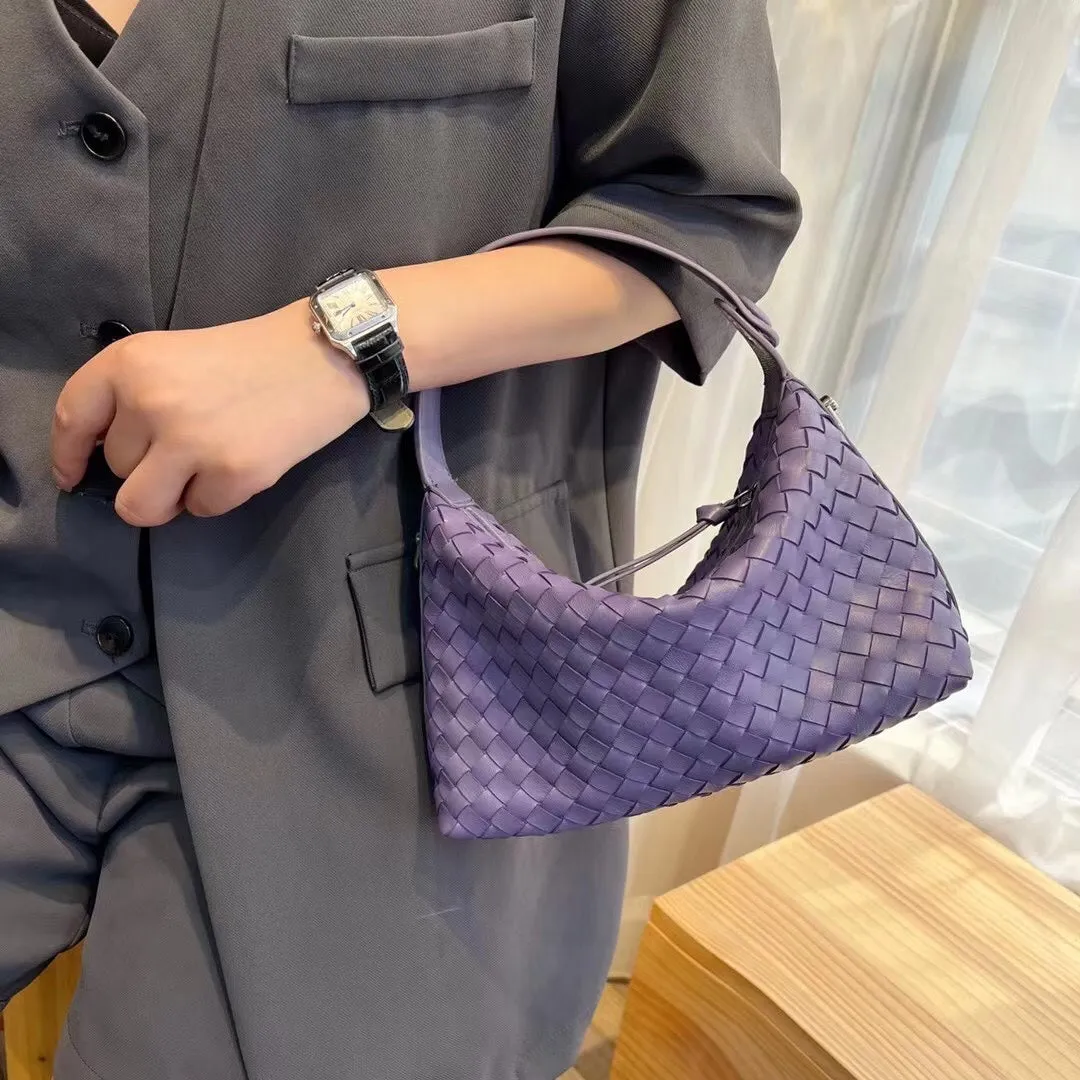 2024 Summer Collection: Luxurious Lambskin Woven Handbag for Women |  Handcrafted Versatile Vintage-Inspired Shoulder Crossbody Bag