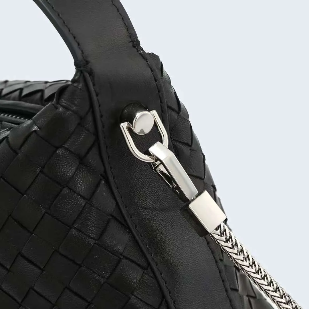2024 Summer Collection: Luxurious Lambskin Woven Handbag for Women |  Handcrafted Versatile Vintage-Inspired Shoulder Crossbody Bag