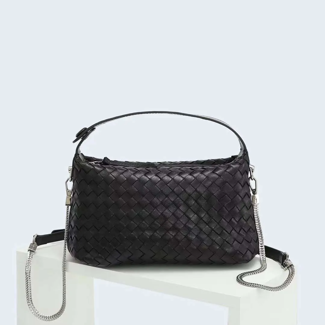 2024 Summer Collection: Luxurious Lambskin Woven Handbag for Women |  Handcrafted Versatile Vintage-Inspired Shoulder Crossbody Bag