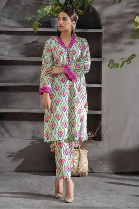 2PC Unstitched Khaddar Suit RKT-2319