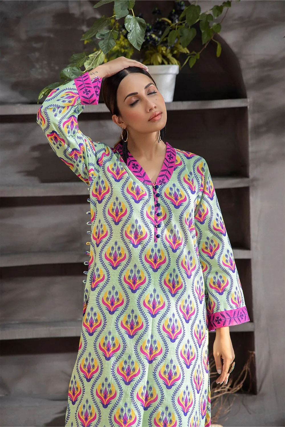 2PC Unstitched Khaddar Suit RKT-2319