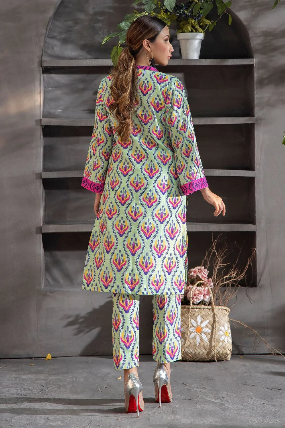 2PC Unstitched Khaddar Suit RKT-2319