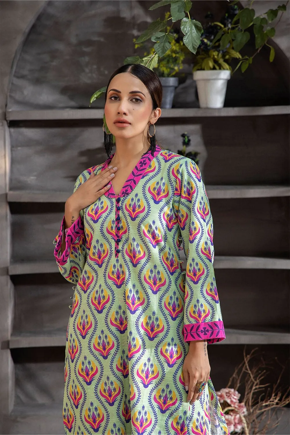 2PC Unstitched Khaddar Suit RKT-2319