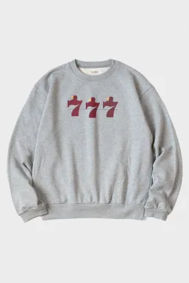 30/-SWTKnit Crew SWT(LUCKY BATTERY BIRD) - Grey