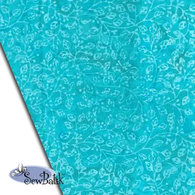 57" Batik Canvas (5oz) - Violetta - Soft Mint