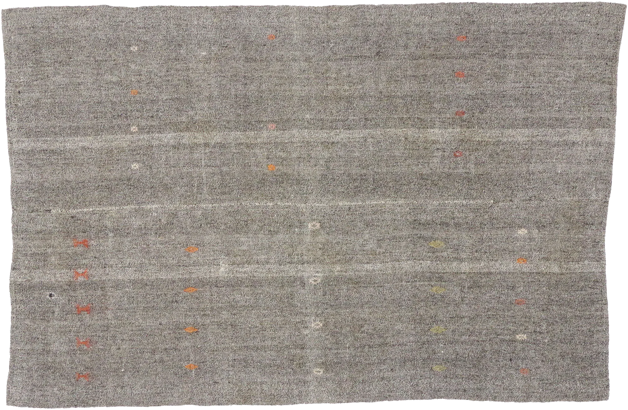 6'10 x 10' Vintage Kilim Rug