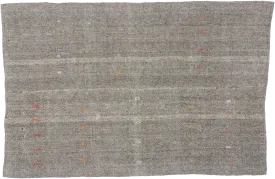 6'10 x 10' Vintage Kilim Rug