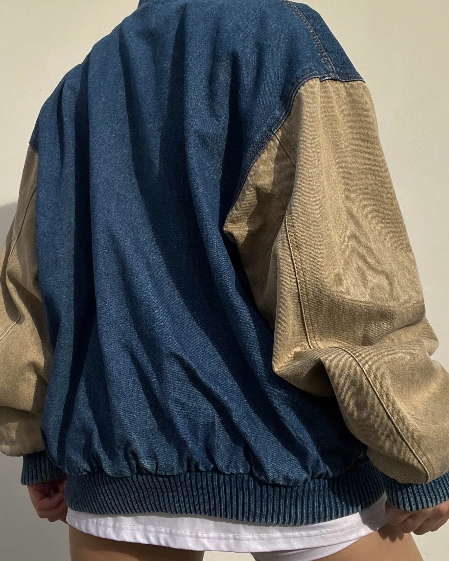 90's Caterpillar Color-Block Jacket (XL)