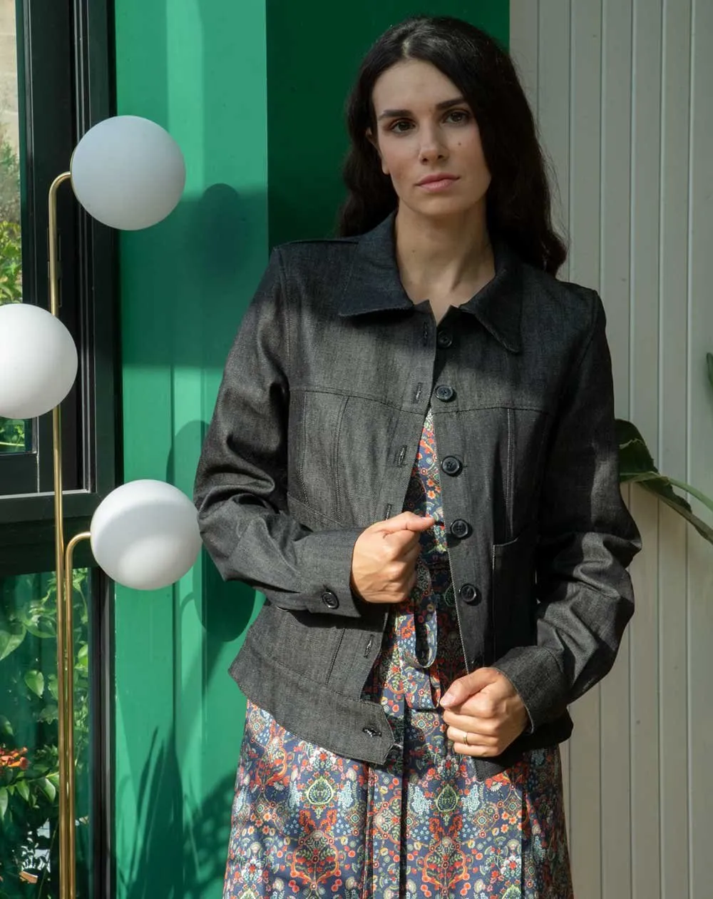 Aatise Denim Jacket Black