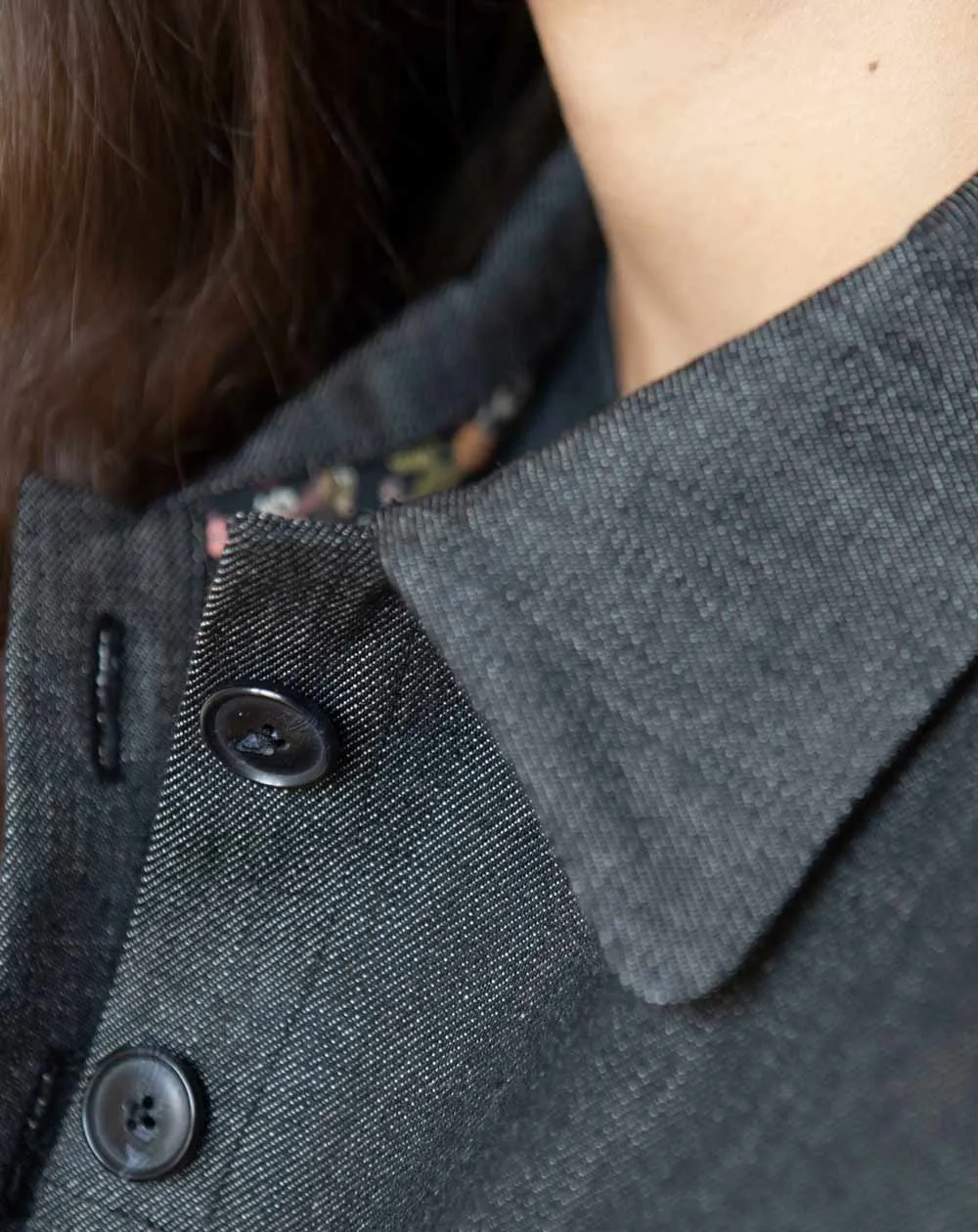 Aatise Denim Jacket Black