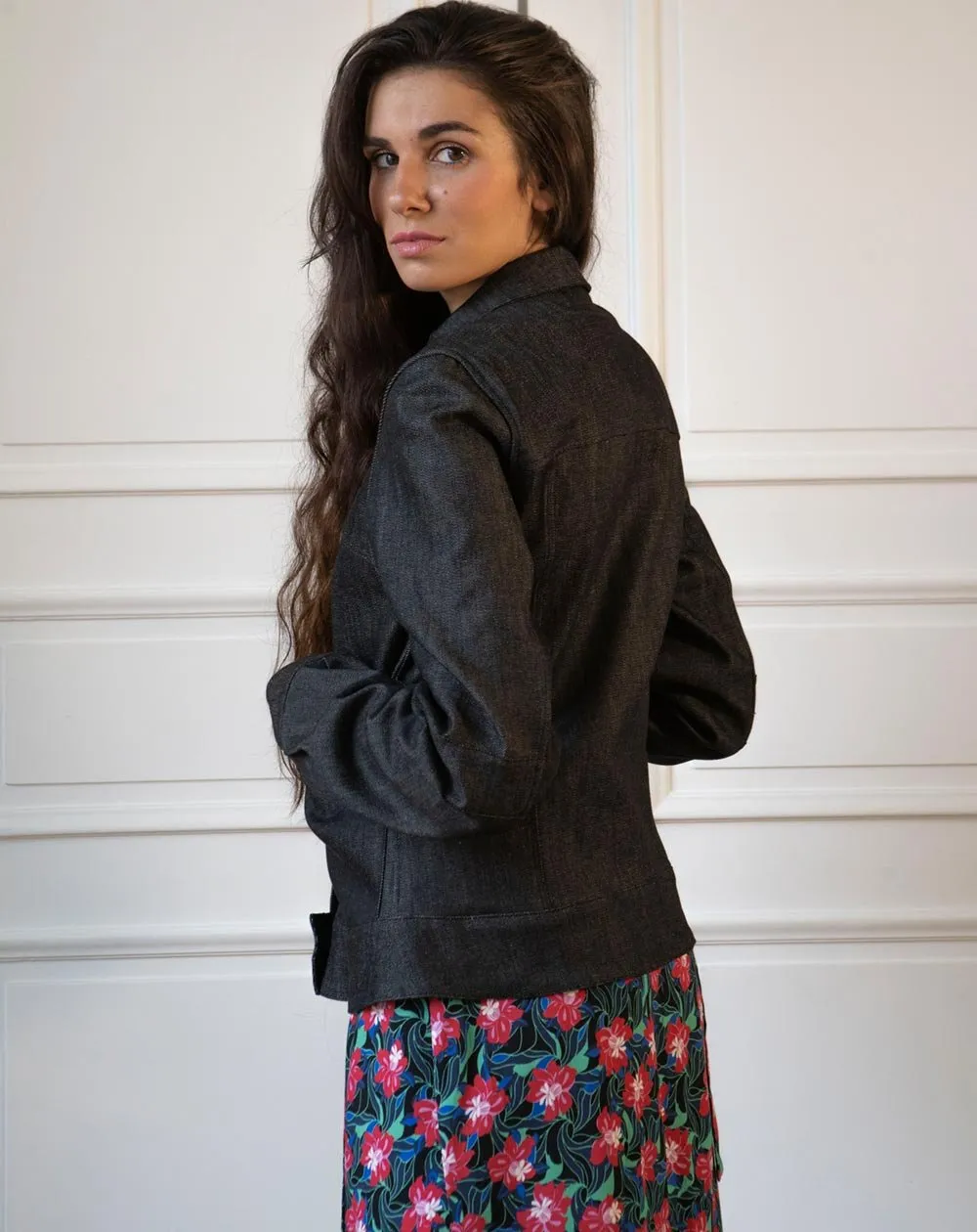 Aatise Denim Jacket Black