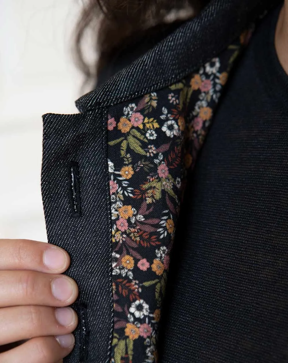 Aatise Denim Jacket Black