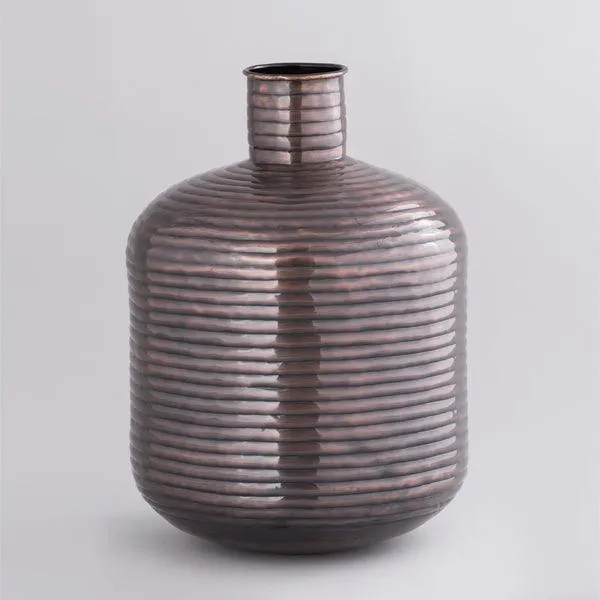 Antique Bronze Cane Shaped Plant Vase | Flower Pot For Home Decor