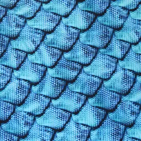 Aqua Mermaid Nylon Spandex Swimsuit Fabric