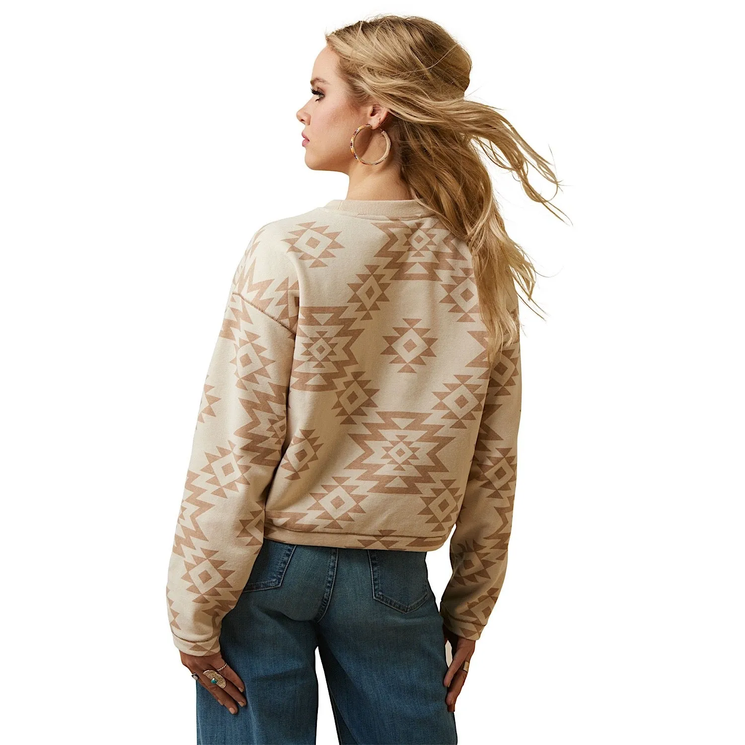 Ariat Womens O'Keefe Sweatshirt Brazilian Sand