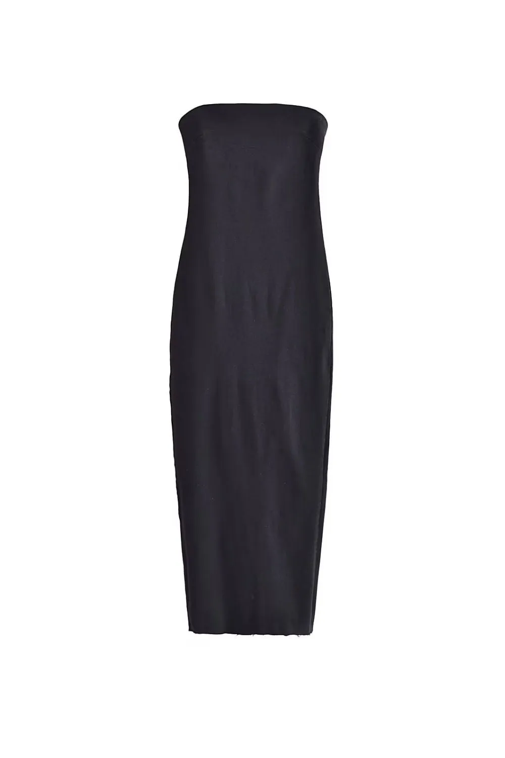 'Aurora'  Strapless Bodice Fitted Denim Dress
