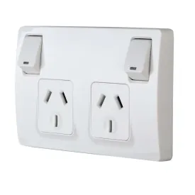 Avan Modern Design Double GPO 10A