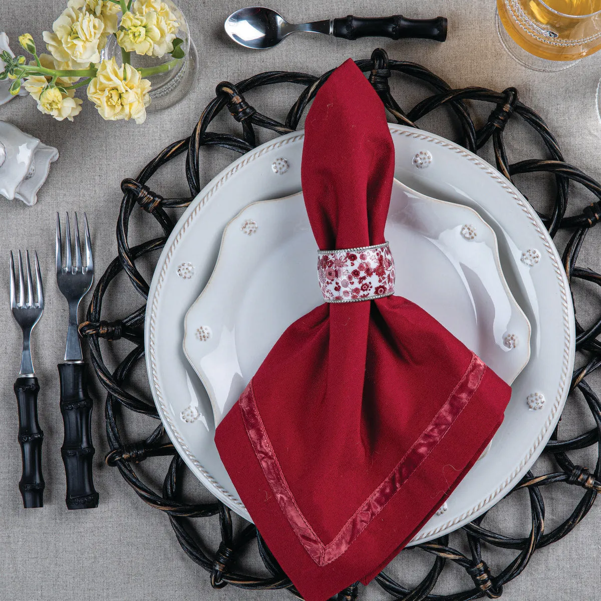 Bamboo 5pc Place Setting - Black