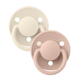 BIBS Pacifier - 2 pack DELUX - Ivory/Blush