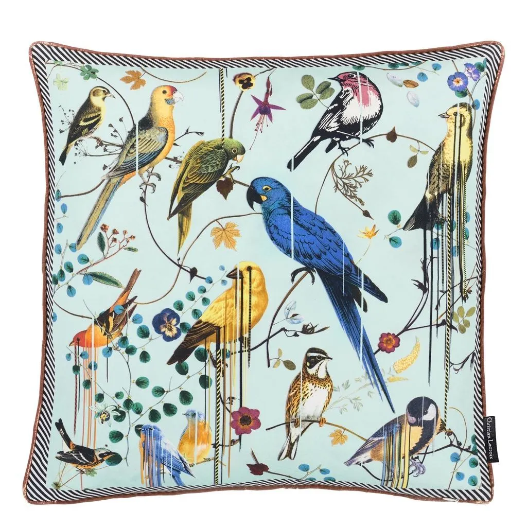 Birds Sinfonia Crepuscule Cushion - Christian Lacroix