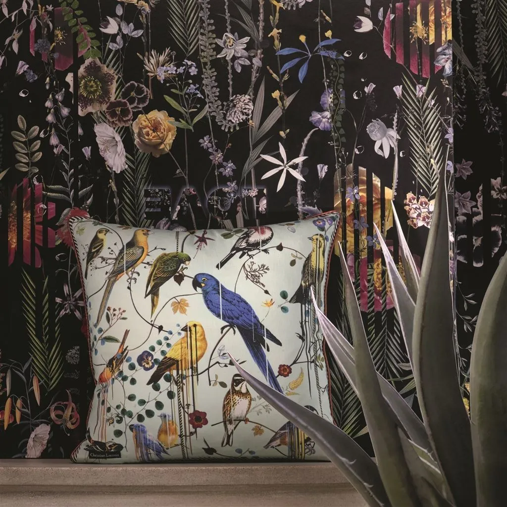Birds Sinfonia Crepuscule Cushion - Christian Lacroix