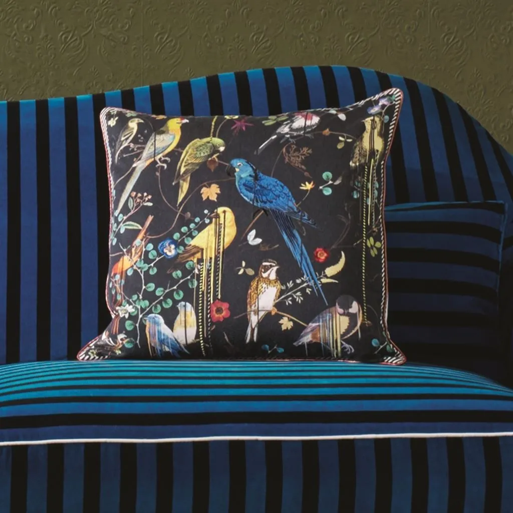 Birds Sinfonia Crepuscule Cushion - Christian Lacroix