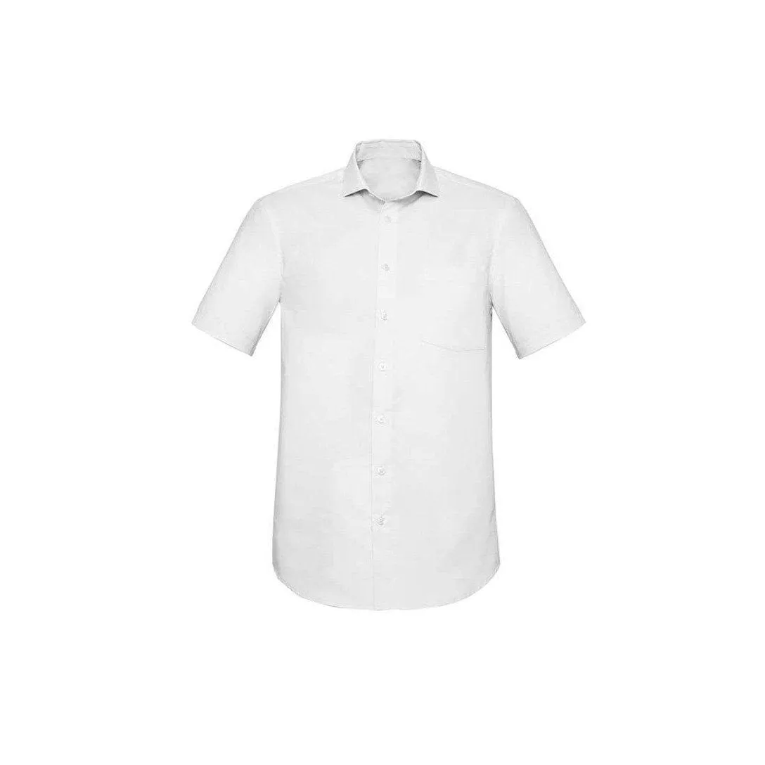 Biz Corporates Mens Charlie Classic Fit Short Sleeve Shirt - RS968MS