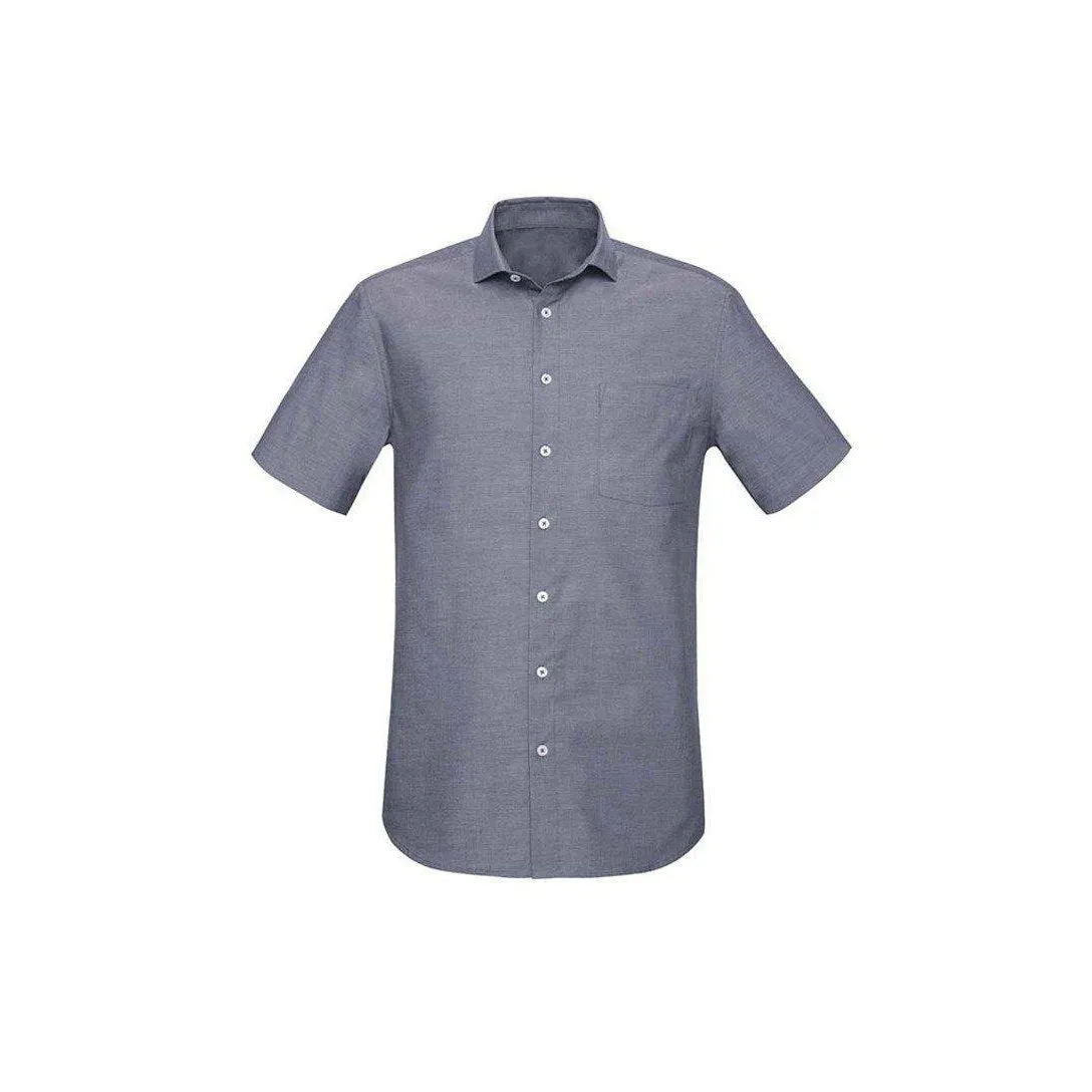Biz Corporates Mens Charlie Classic Fit Short Sleeve Shirt - RS968MS