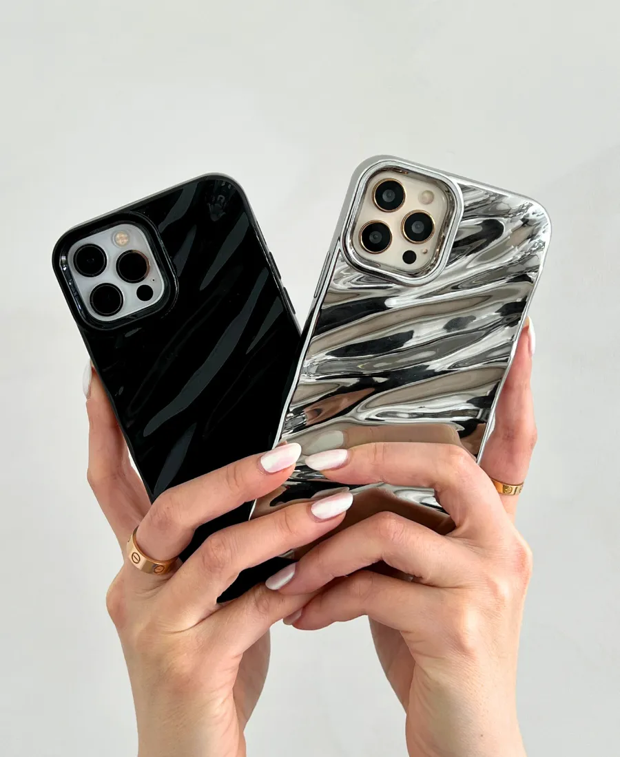 Black Ripple Phone Case