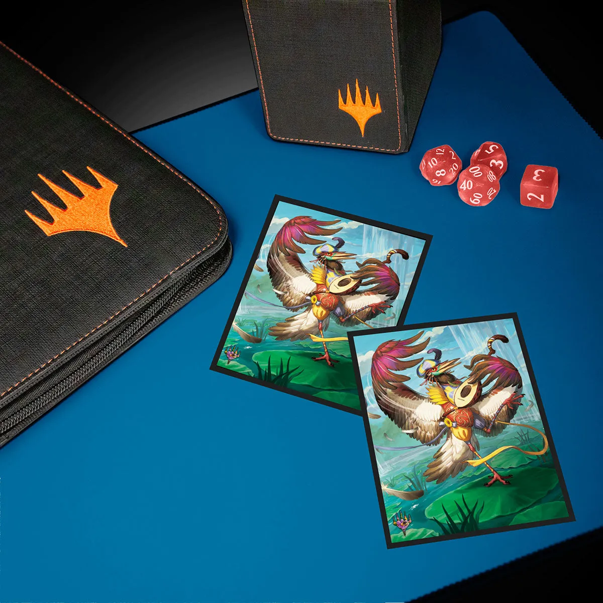 Bloomburrow Zinnia, Valley’s Voice Deck Protector Sleeves (100ct) for Magic: The Gathering