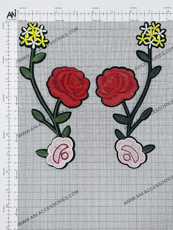Blossom Cascade Hot-Fix or Sew Patch