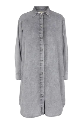 Bluebell Shirt Dress - Grey