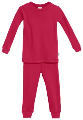 Boys and Girls Soft Organic Cotton Snug Fit Pajama Sets  | Candy Apple