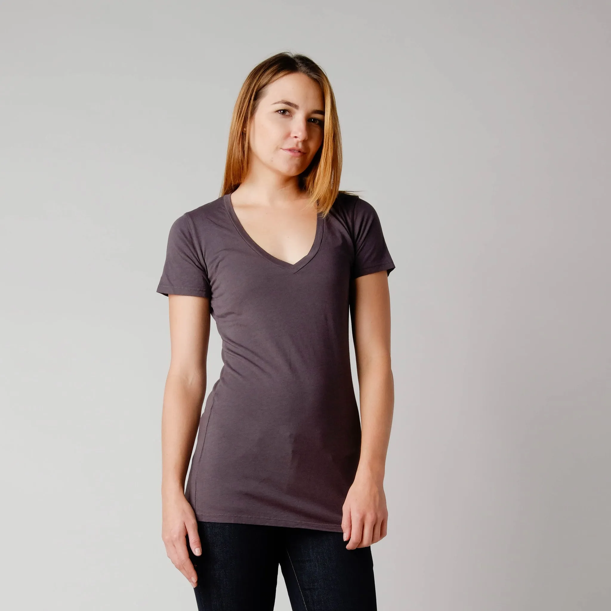 Brooklyn Denim Co. Hemp/Organic Cotton Vee Neck Tee