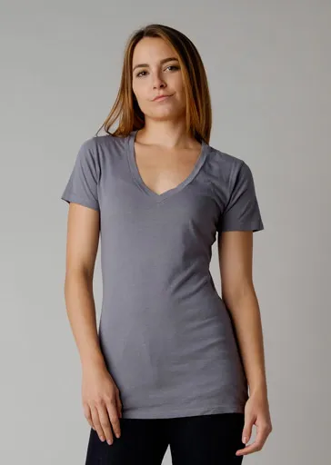 Brooklyn Denim Co. Hemp/Organic Cotton Vee Neck Tee