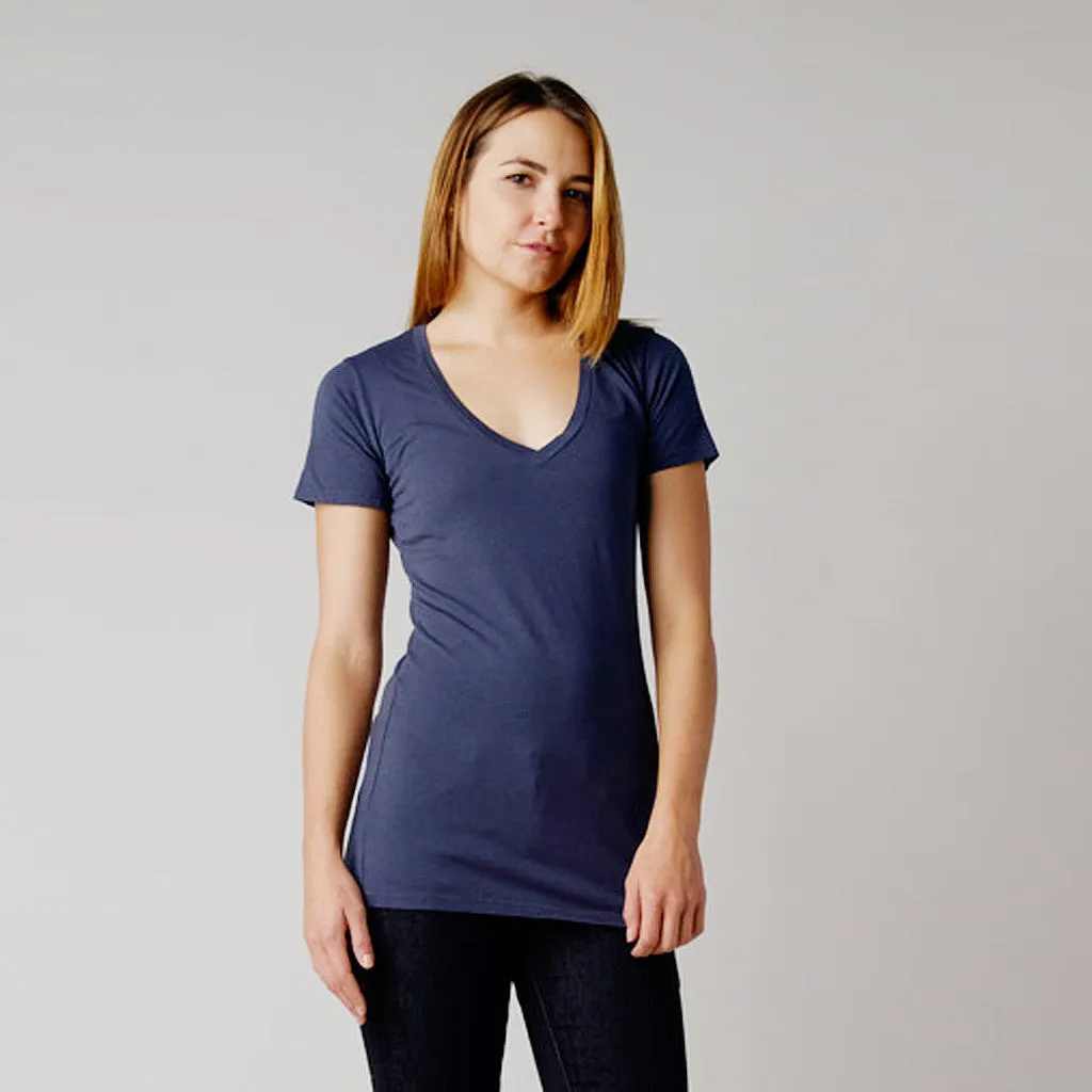 Brooklyn Denim Co. Hemp/Organic Cotton Vee Neck Tee