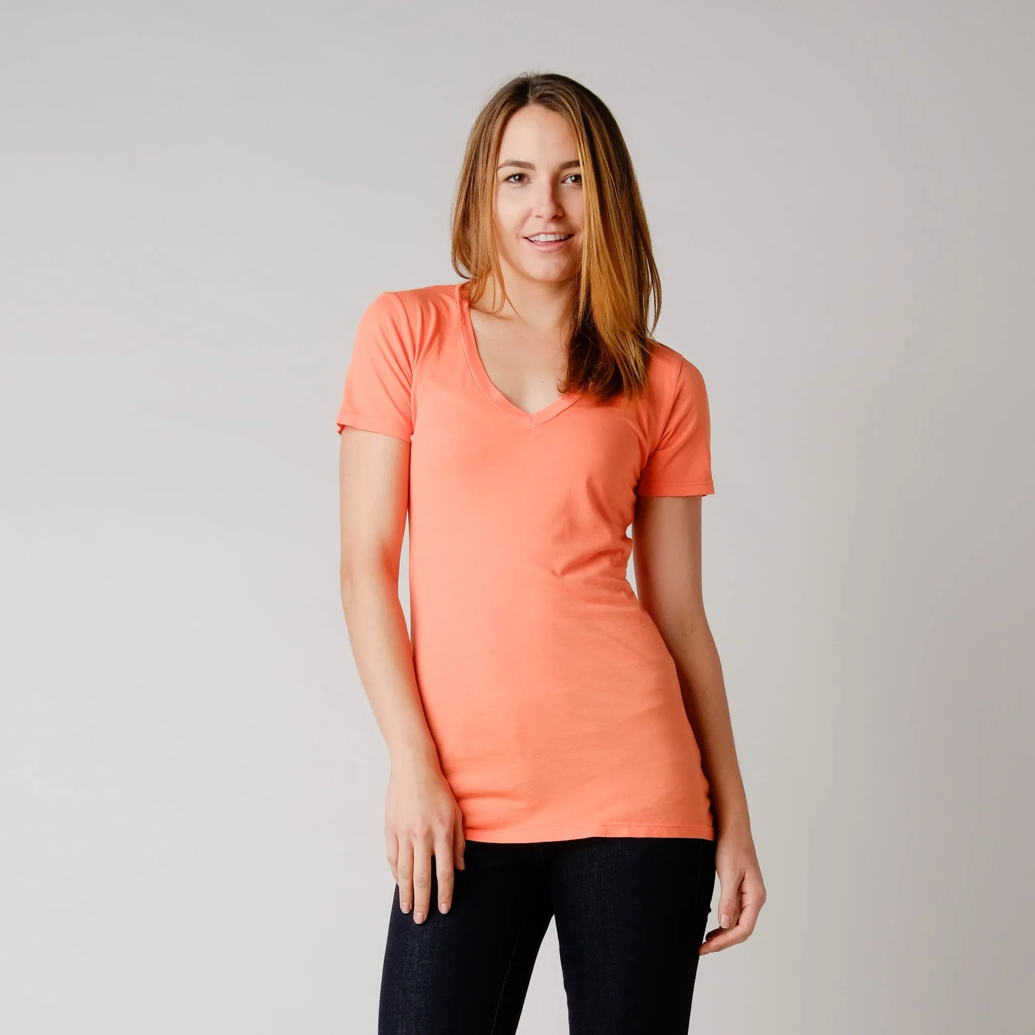 Brooklyn Denim Co. Hemp/Organic Cotton Vee Neck Tee
