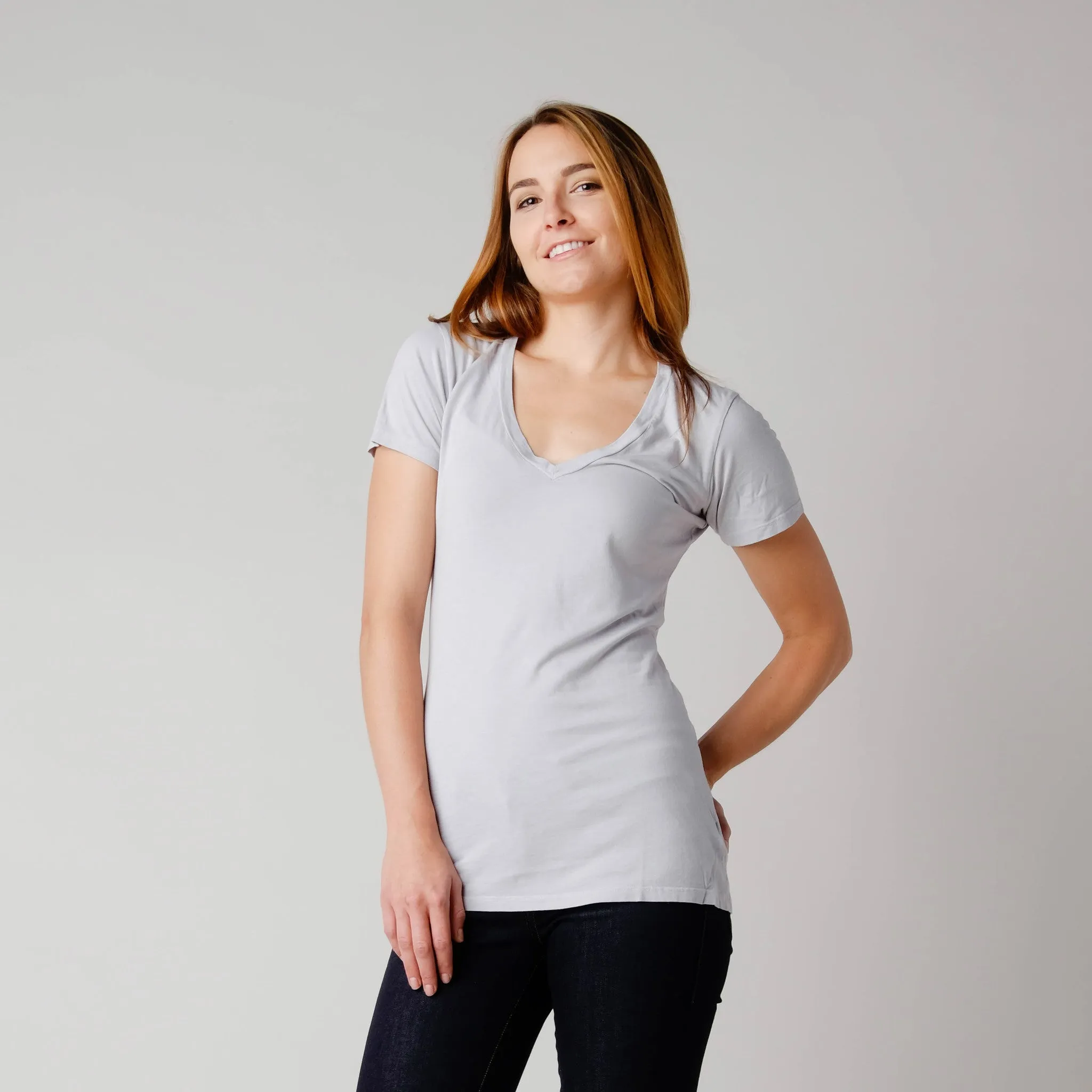 Brooklyn Denim Co. Hemp/Organic Cotton Vee Neck Tee