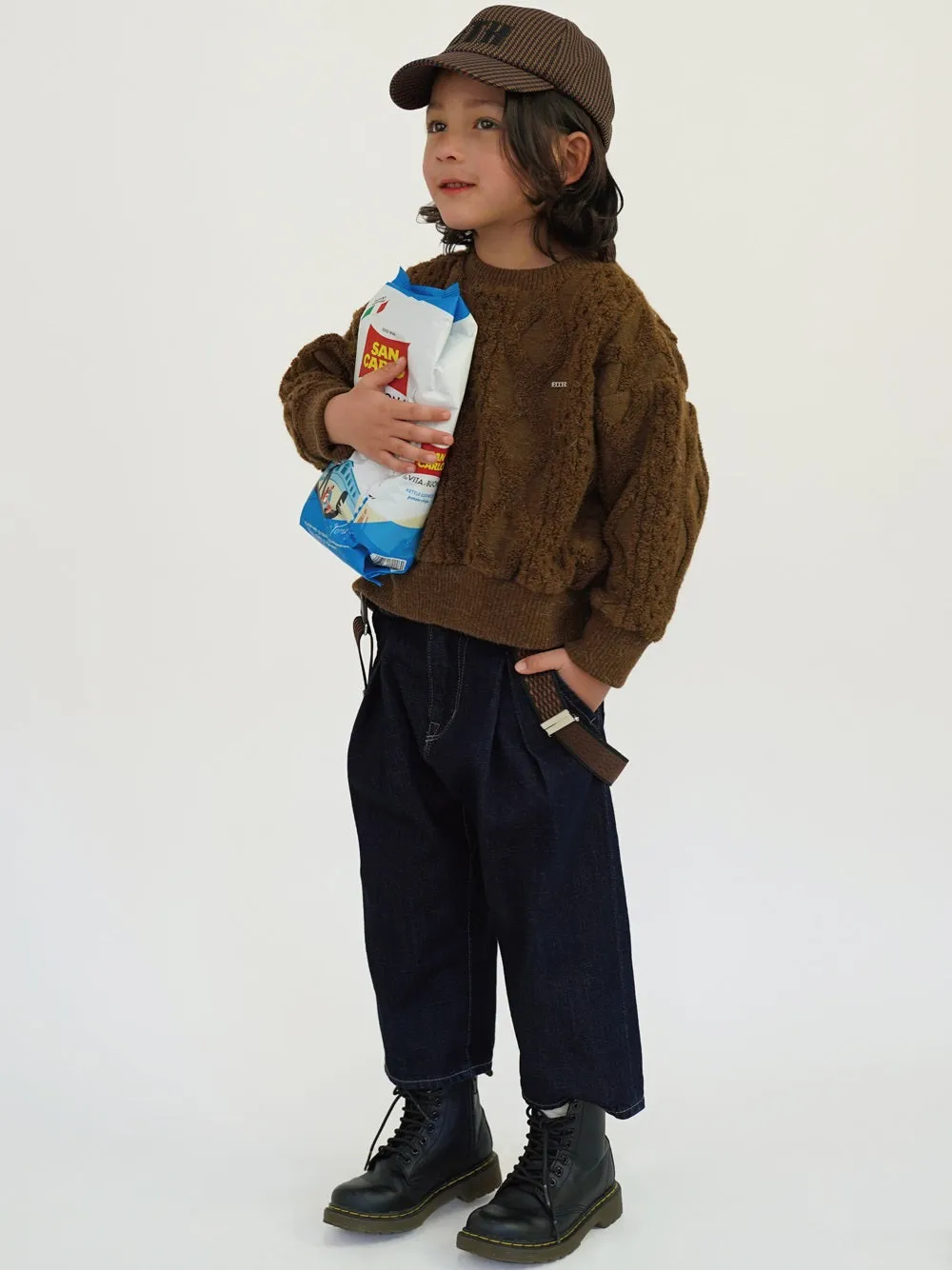 Brown Cable Pullover