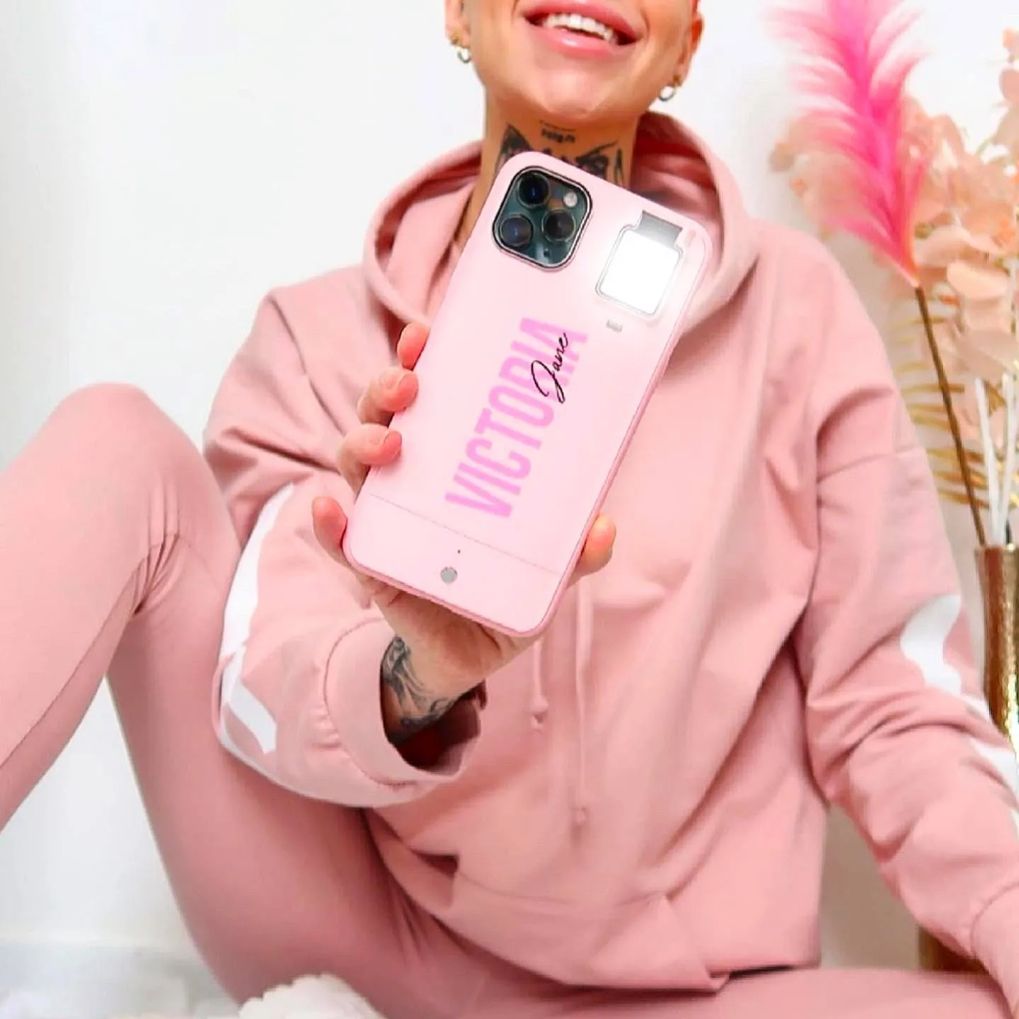Butterfly selfie flash light