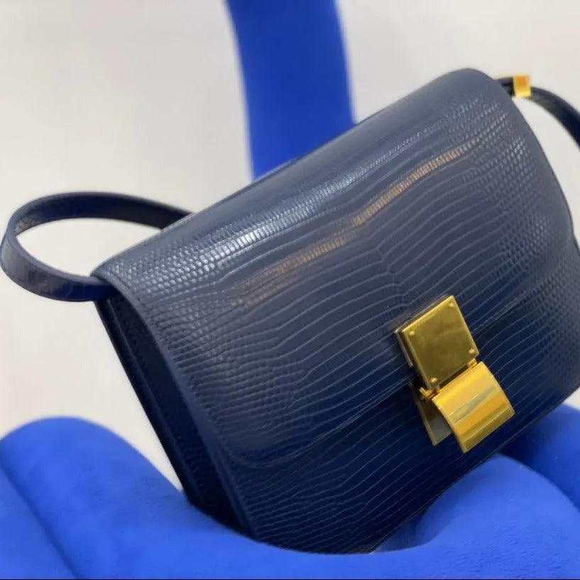 Calfskin Leather Bag Italian Leather Box Bag Designer Bag, Classic Crossbody Bag, Shoulder Bag, Minimalist Genuine Leather Purse