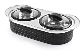 Cello Aristocrat Twin Insulated Hot Pot (1000   1000ml)