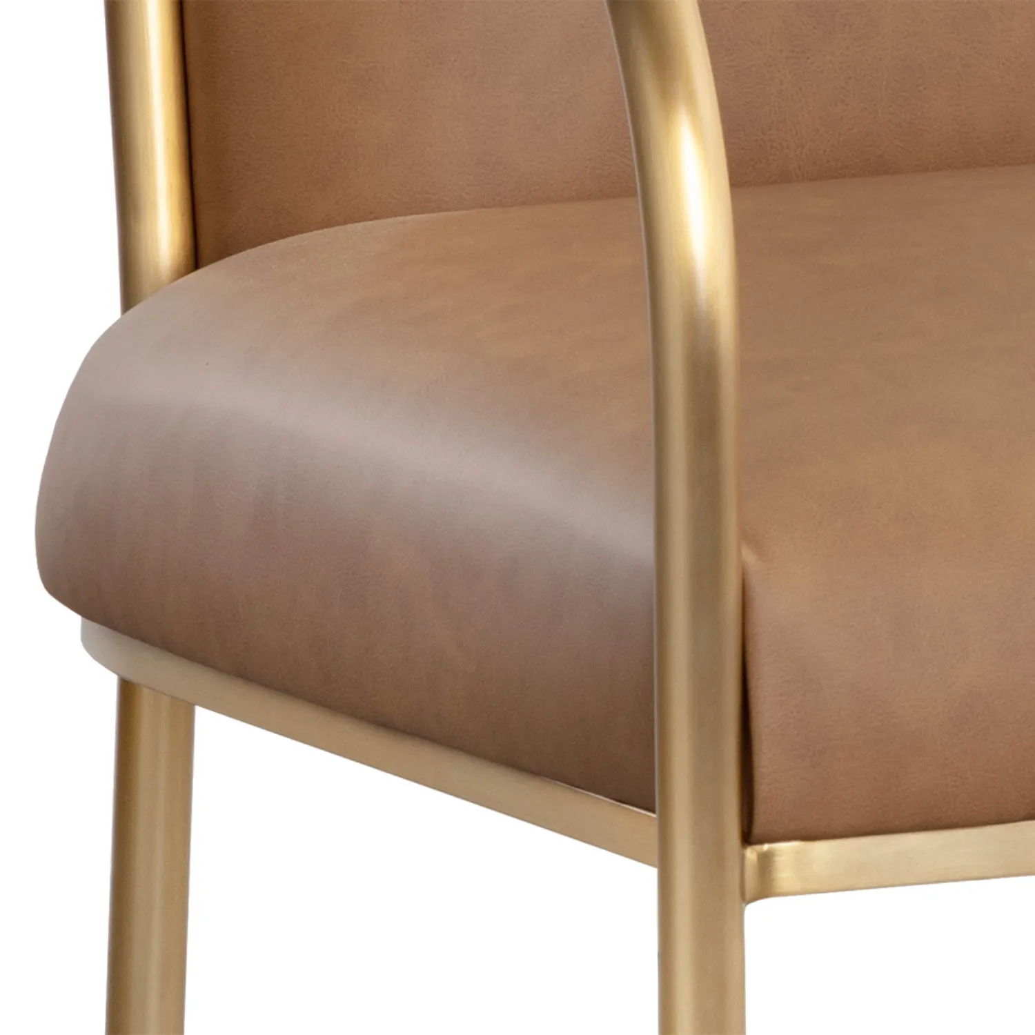Cicero Cognac Dining Arm Chair